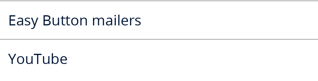 Easy Button mailers,YouTube