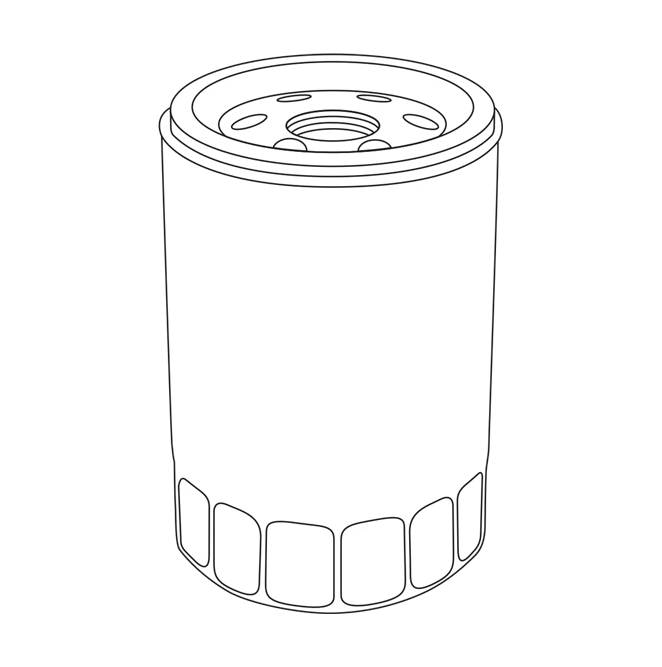 Filtre à huile moteur wire drawing